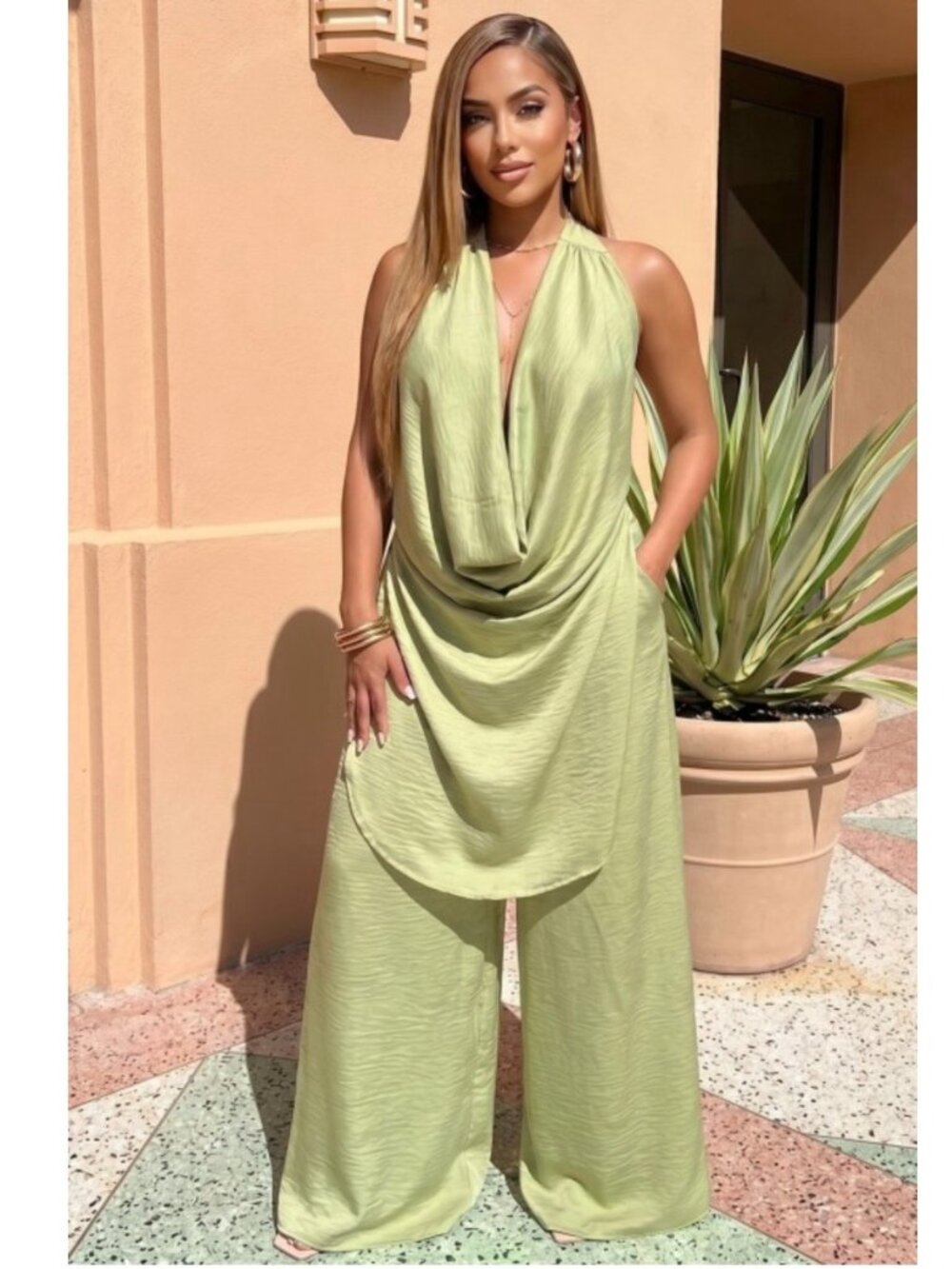 Sunset Luxe Backless Set